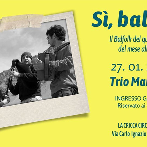 Sì, ballare! presenta: Trio Mammut // Il balfolk della Cricca