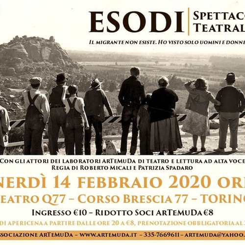 Spettacolo teatrale "Esodi"