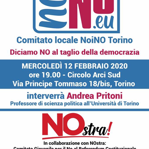 Diciamo NO al taglio di democrazia