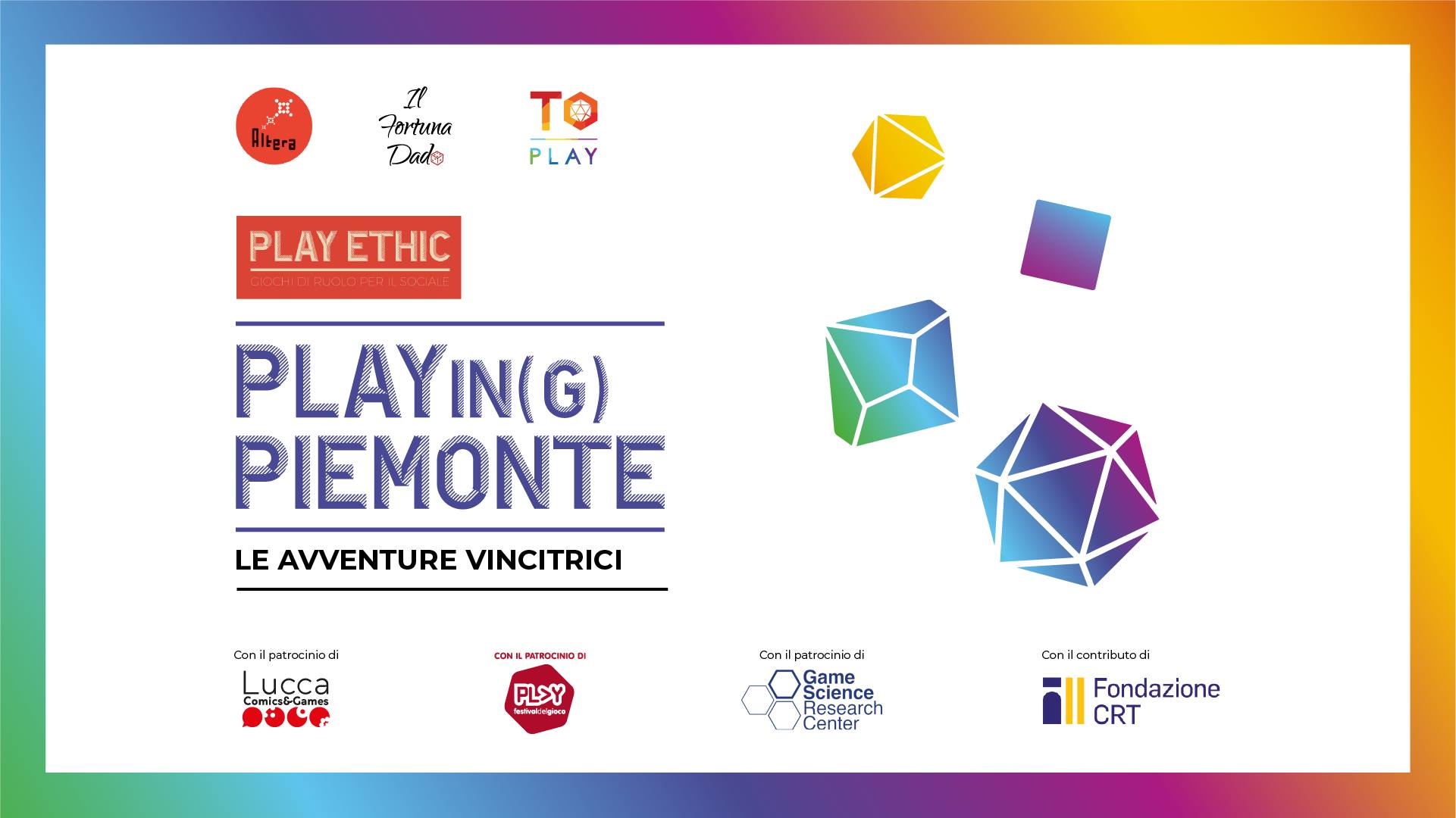 Premiazione delle avventure vincitrici della Call for Adventures "Play Ethic"