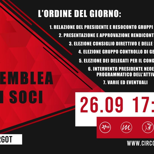Convocazione Assemblea Dei Soci