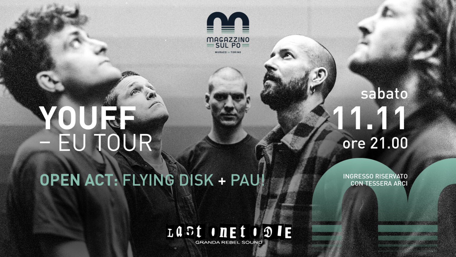 YOUFF – EU Tour open act: Flying Disk + Pau!