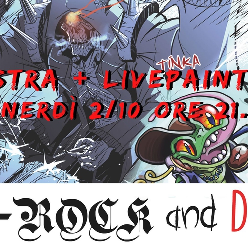 Mostra + livepainting "Hip-Rock and Draw"