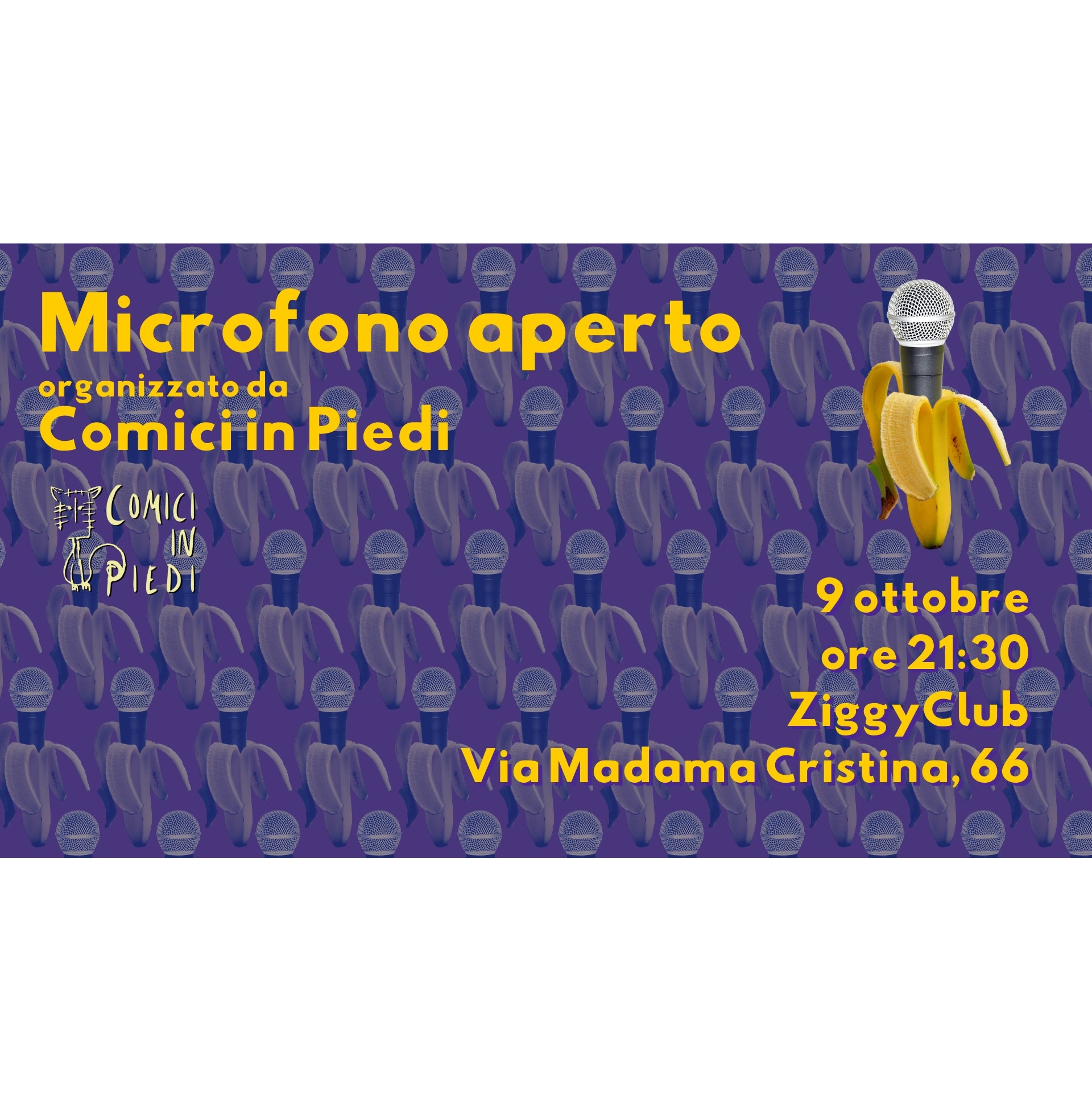 Microfono Aperto dei Comici in Piedi