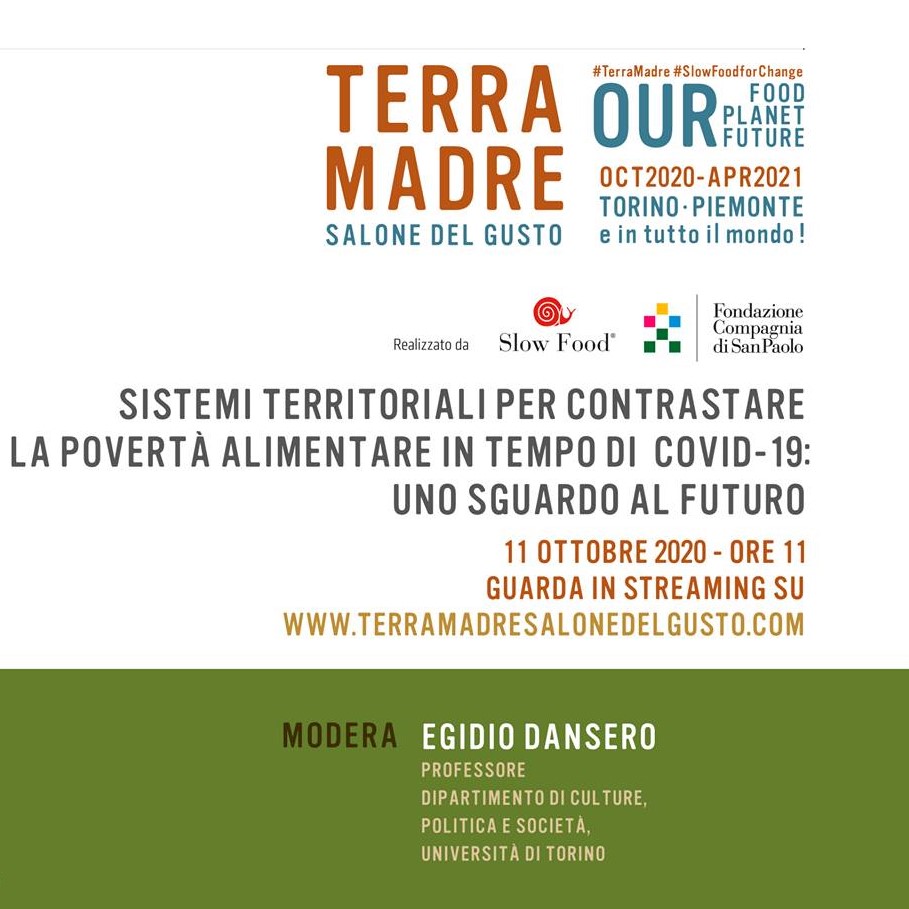 Sistemi territoriali per contrastare la povertà alimentare in tempo di Covid-19: uno sguardo al futuro