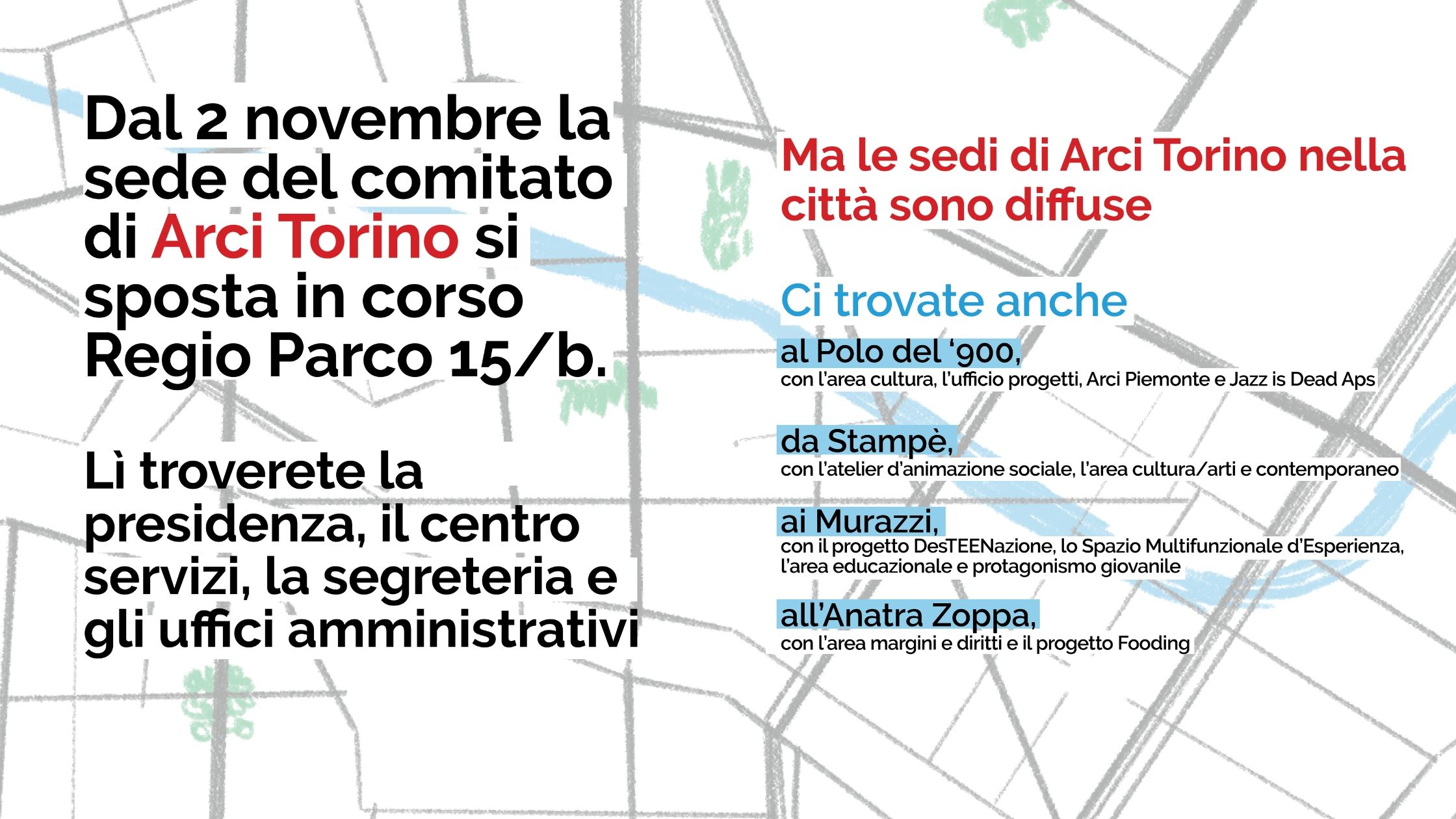 Arci Torino cambia sede