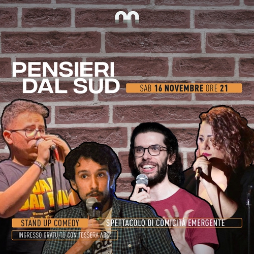 Pensieri dal Sud – Spettacolo di comicità emergente