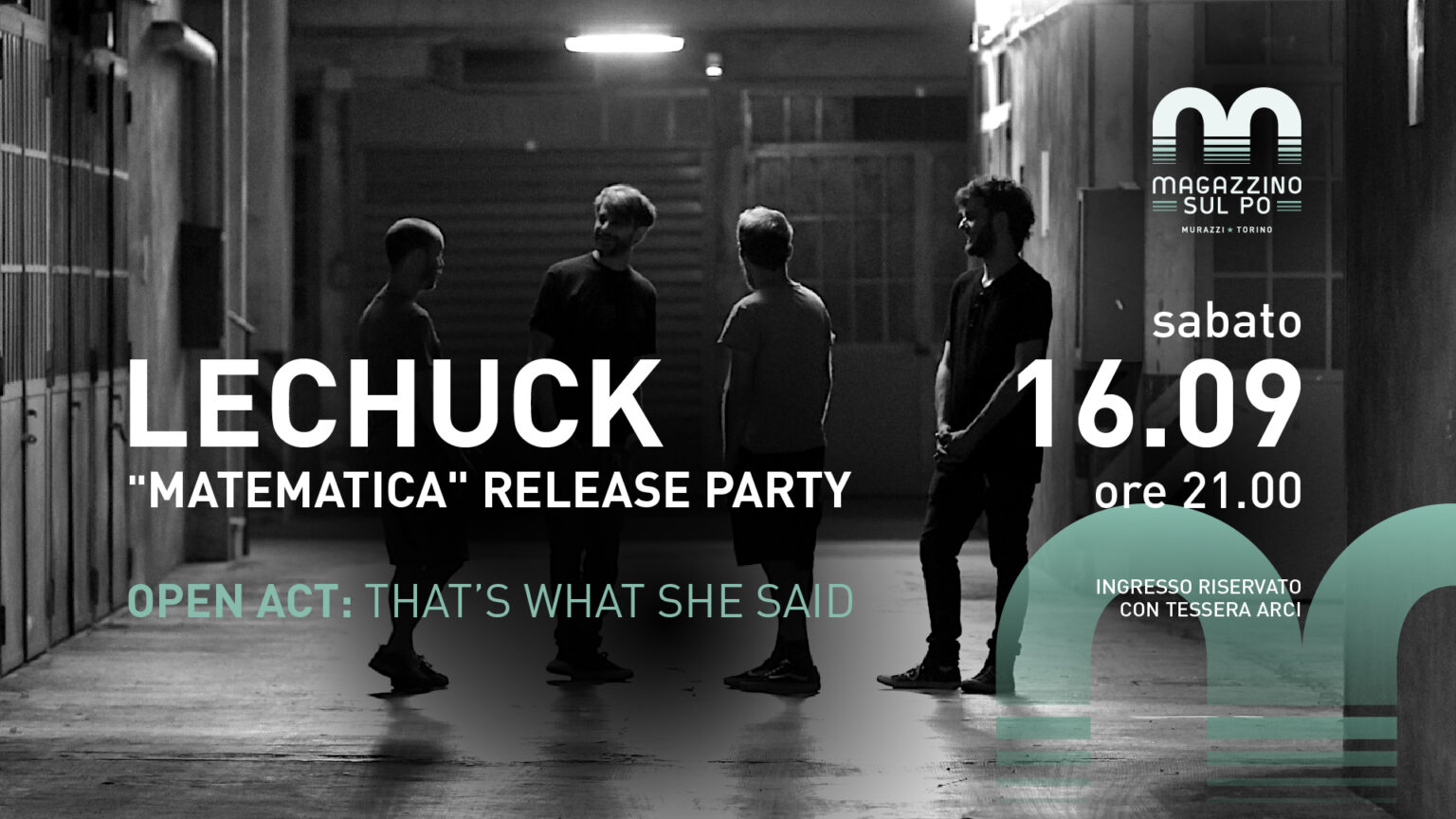 Lechuck “Matematica” Release Party openact: That’s What She Said