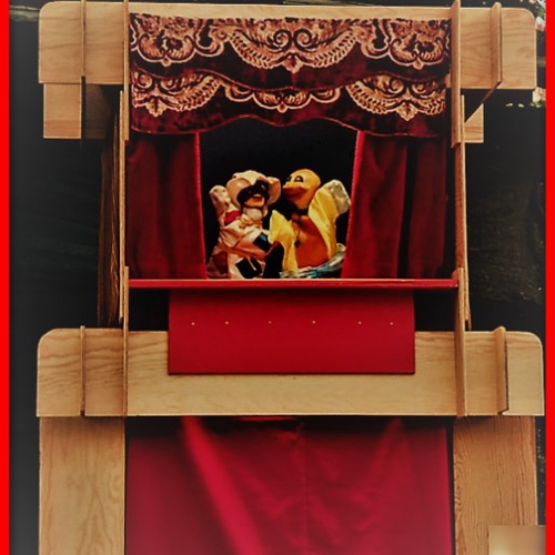 Il cavaliere del secchio - spettacolo di animazione teatrale con burattini e attore