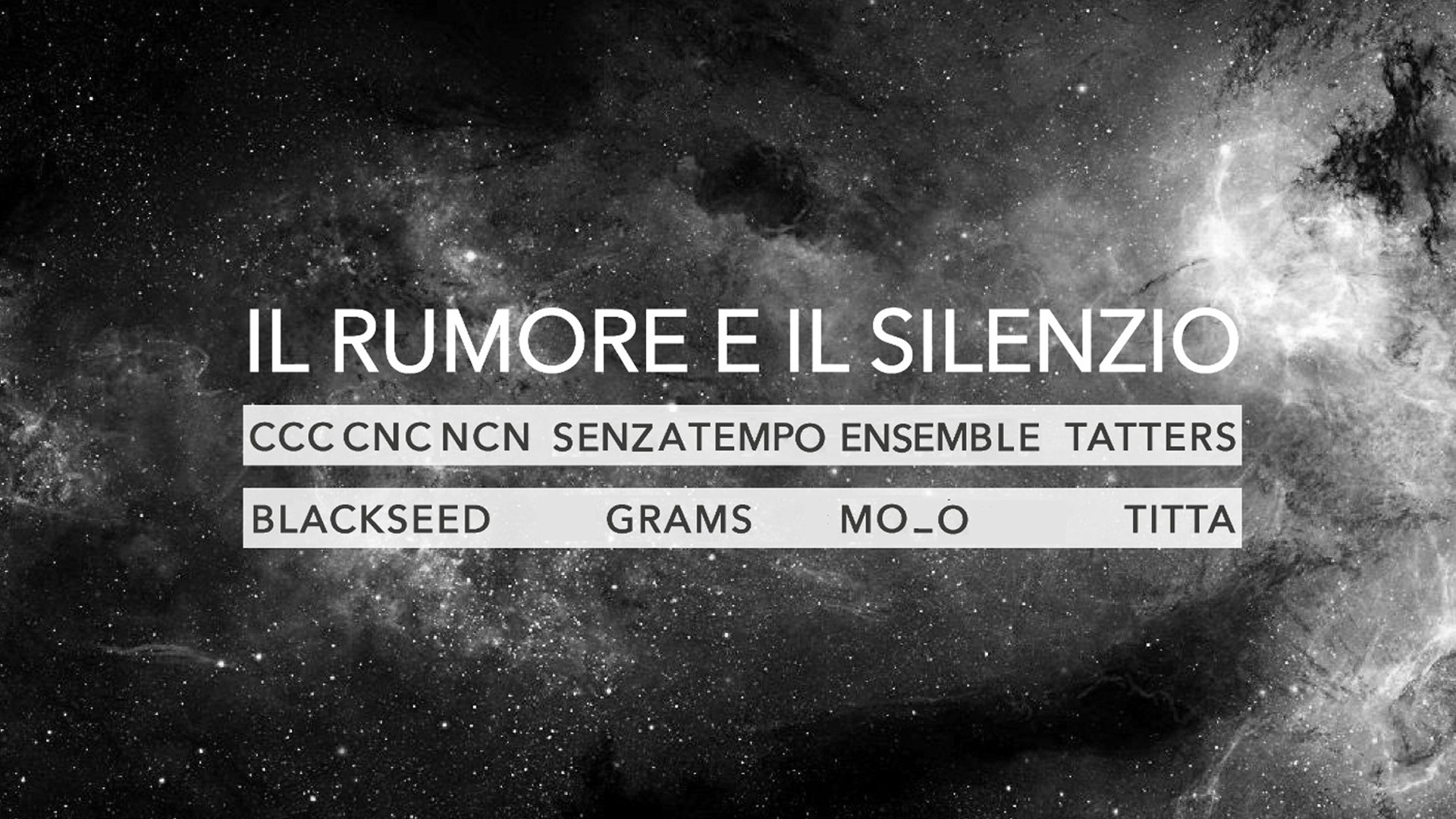 Il Rumore e il Silenzio - 25 e 26 giugno 2021