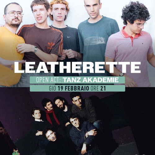 Leatherette – Ritmo Lento tour – open act: Tanz Akademie