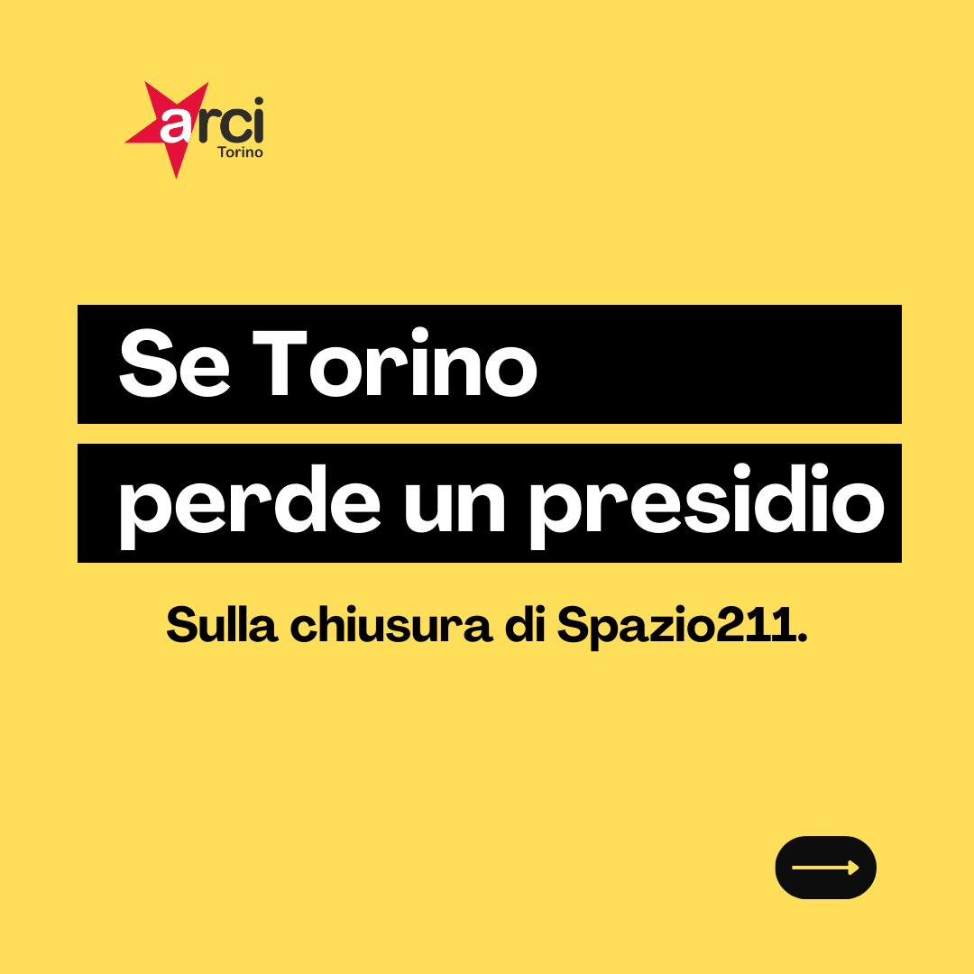 Solidarietà a sPazio 211 - Più sostegni per gli spazi culturali non profit