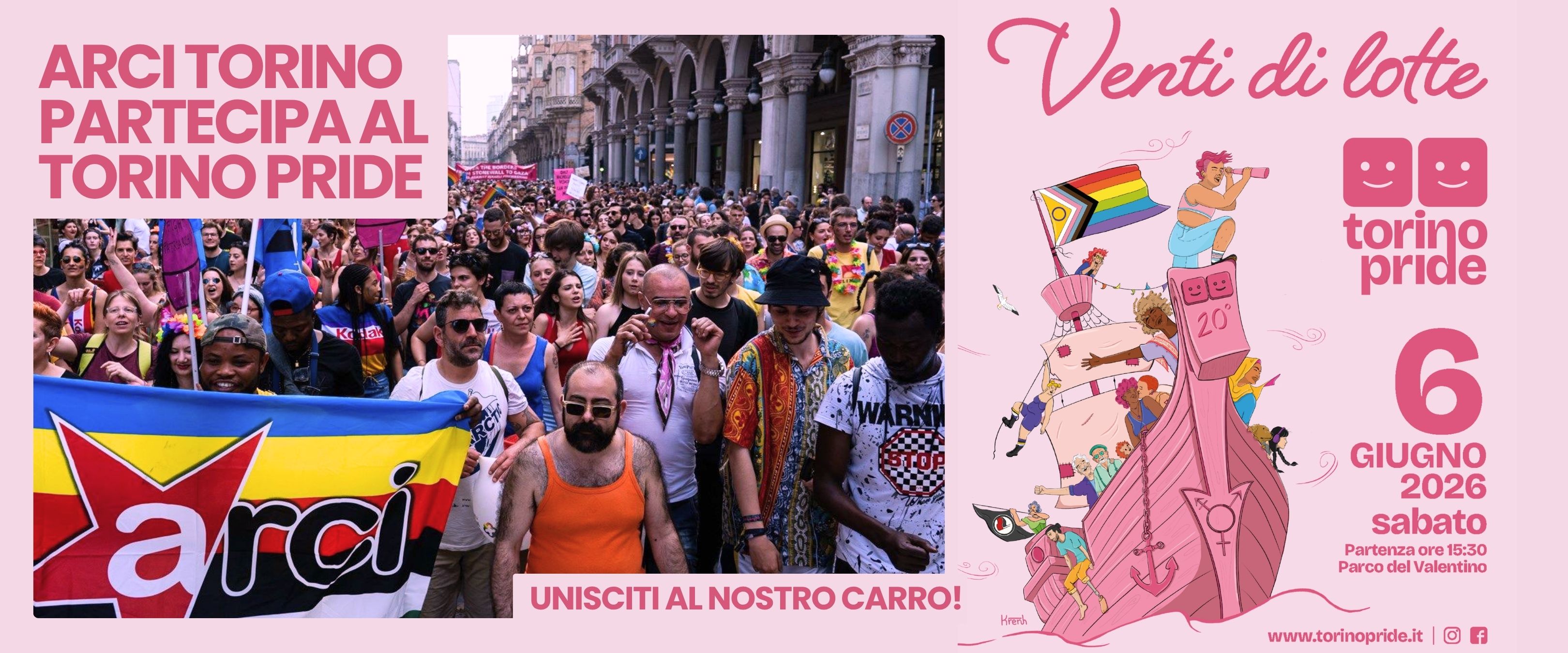Arci Torino al Torino Pride 2026