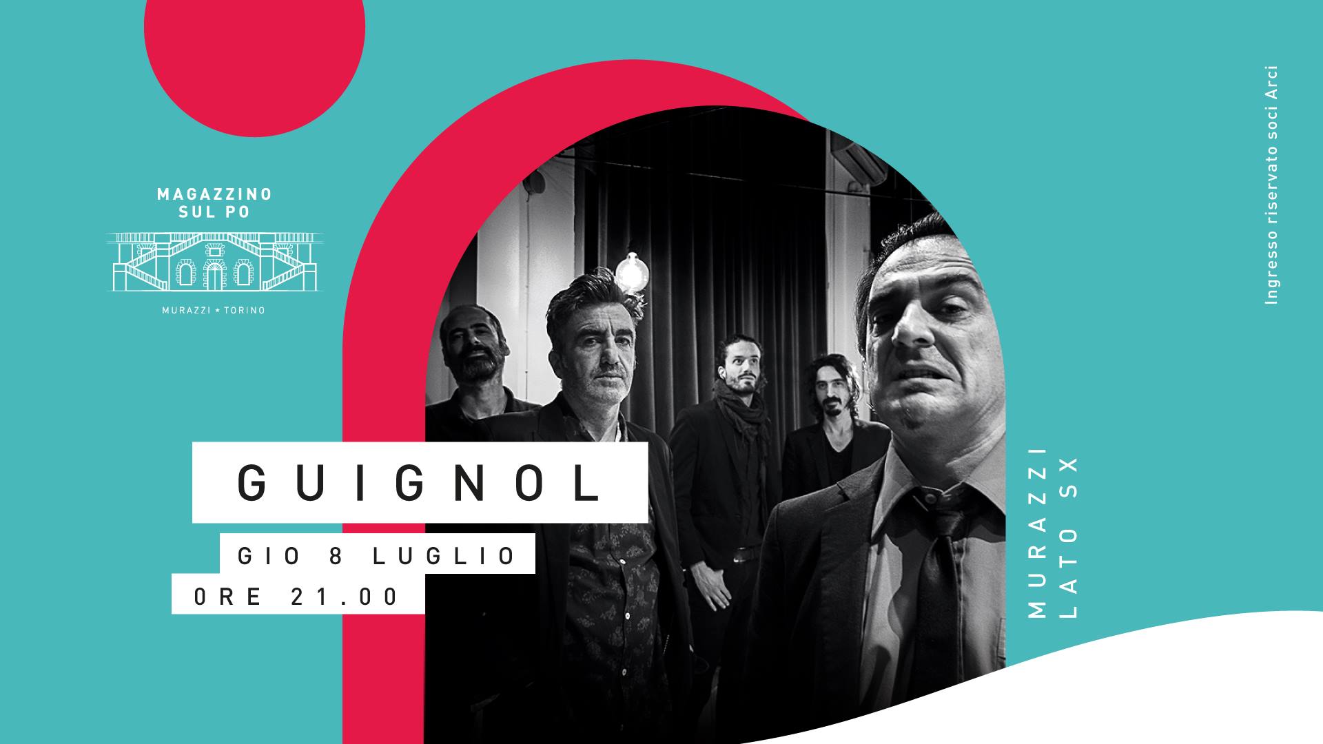 GUIGNOL @Magazzino sul Po - "Luna piena e guardrail" open act Swanz The Lonely Cat