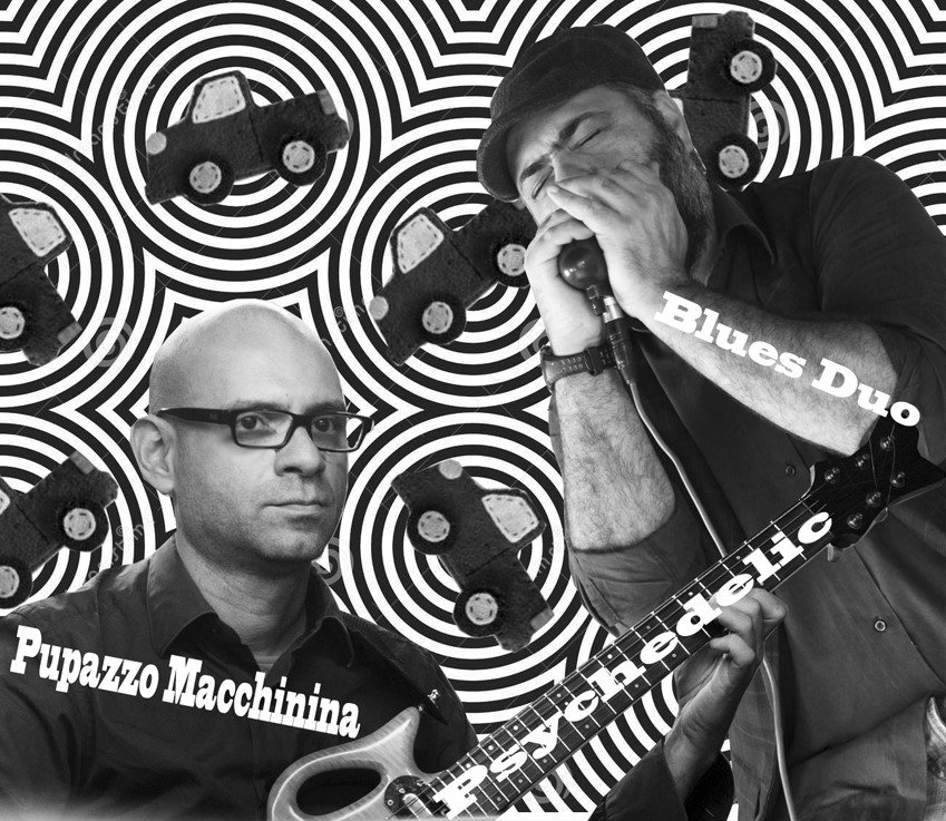 Pupazzo Macchinina Psychedelic Blues Duo Blues