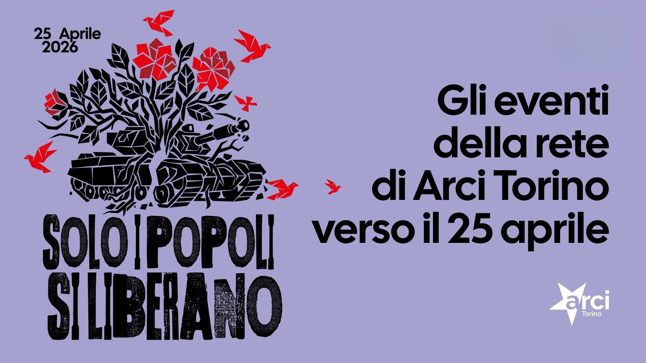 Arci Torino verso il 25 aprile 2026