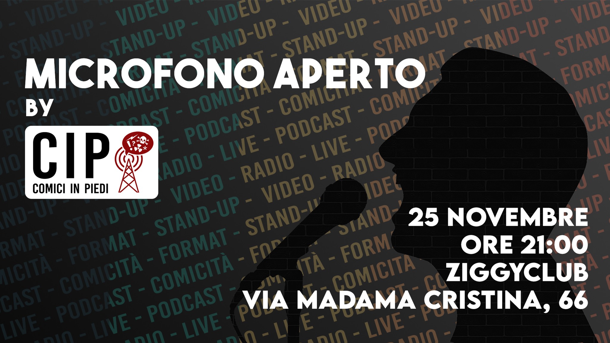 Microfono Aperto dei Comici in Piedi