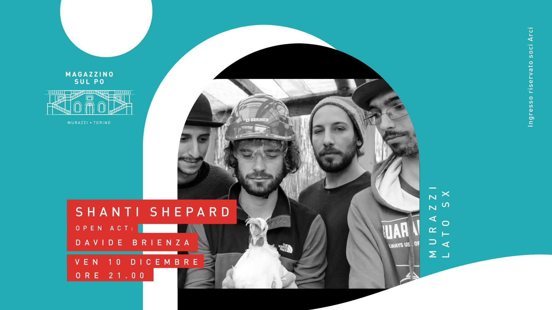 Shanti Shepard open act: Davide Brienza - LIVE @ Magazzino sul Po