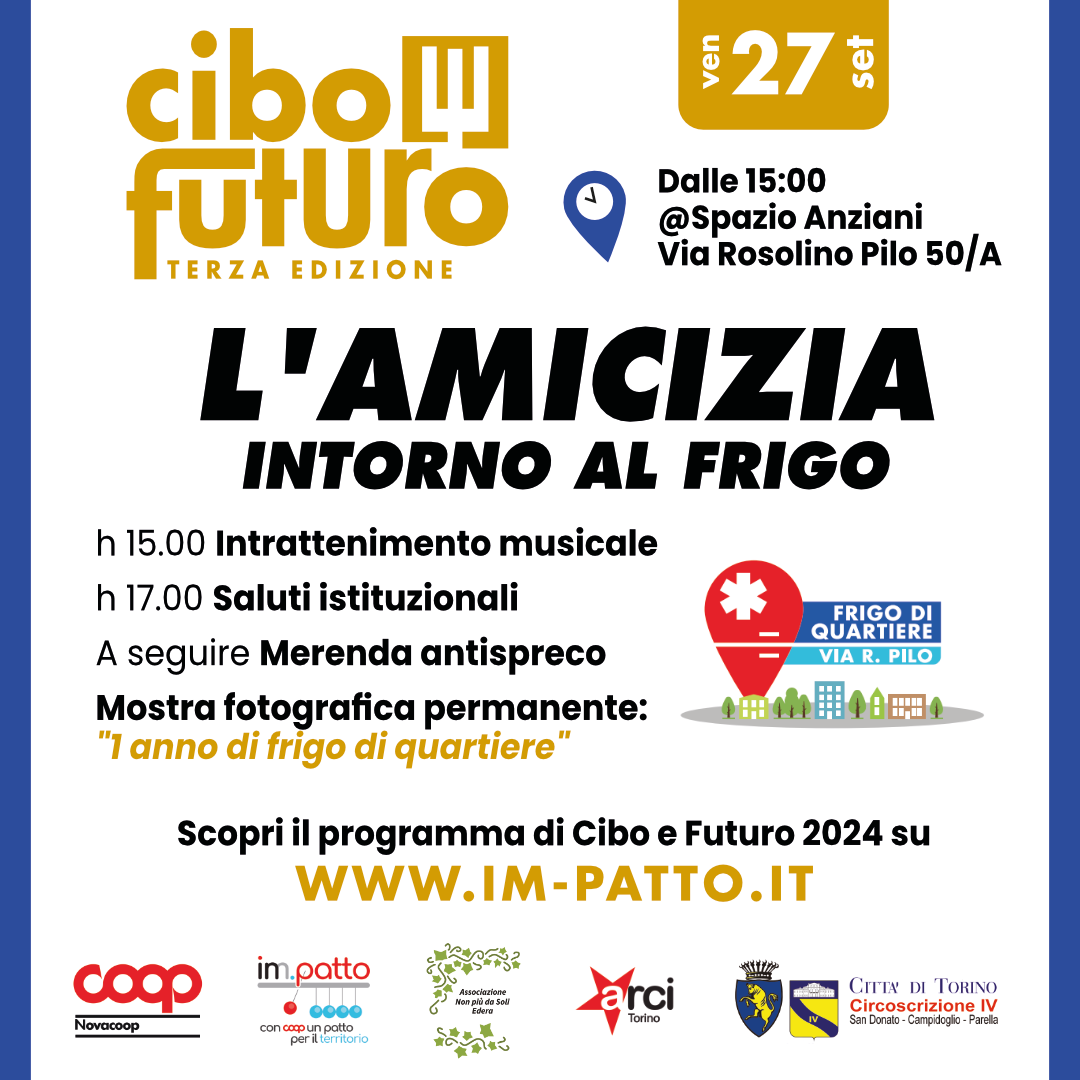 L'AMICIZIA INTORNO AL FRIGO. Il frigo di quartiere compie un anno