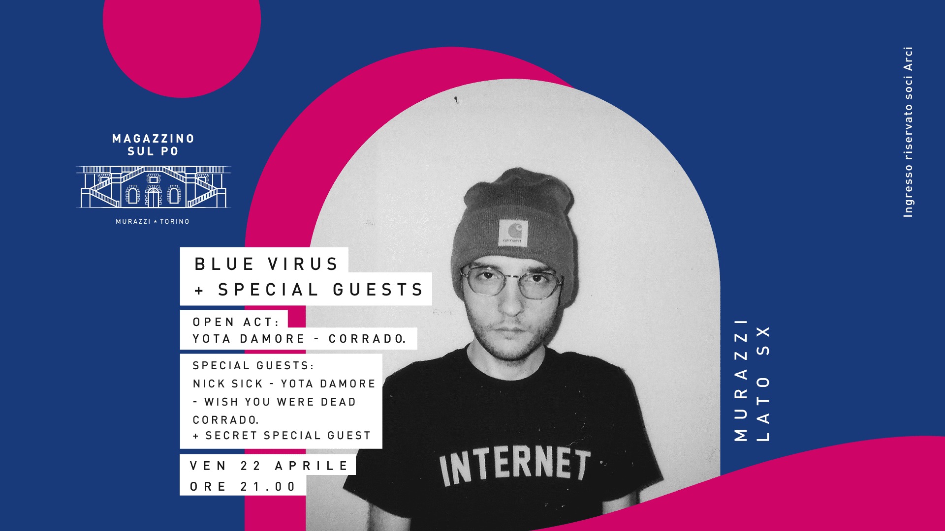 Blue Virus + special guests - Open act: YOTA DAMORE - CORRADO.