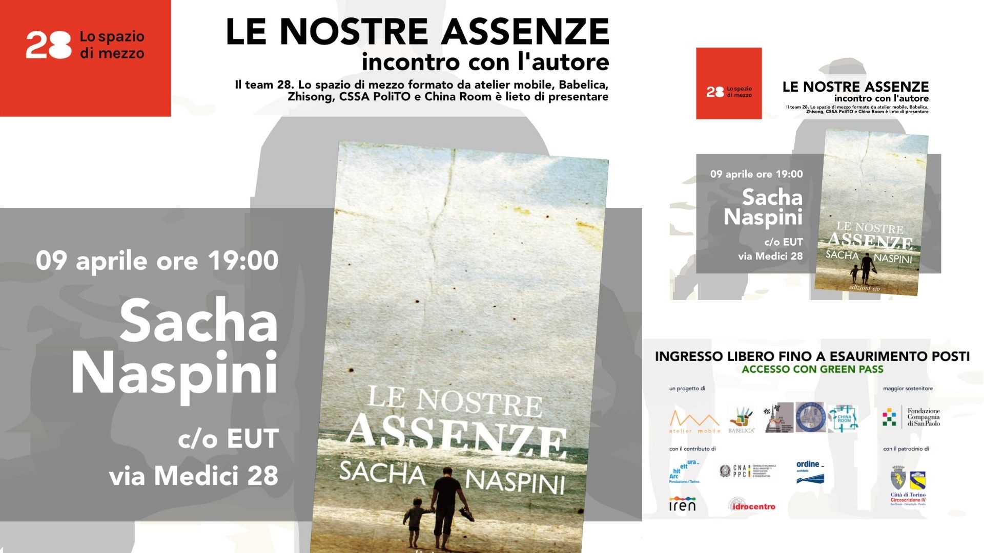 Sacha Naspini presenta Le nostre assenze