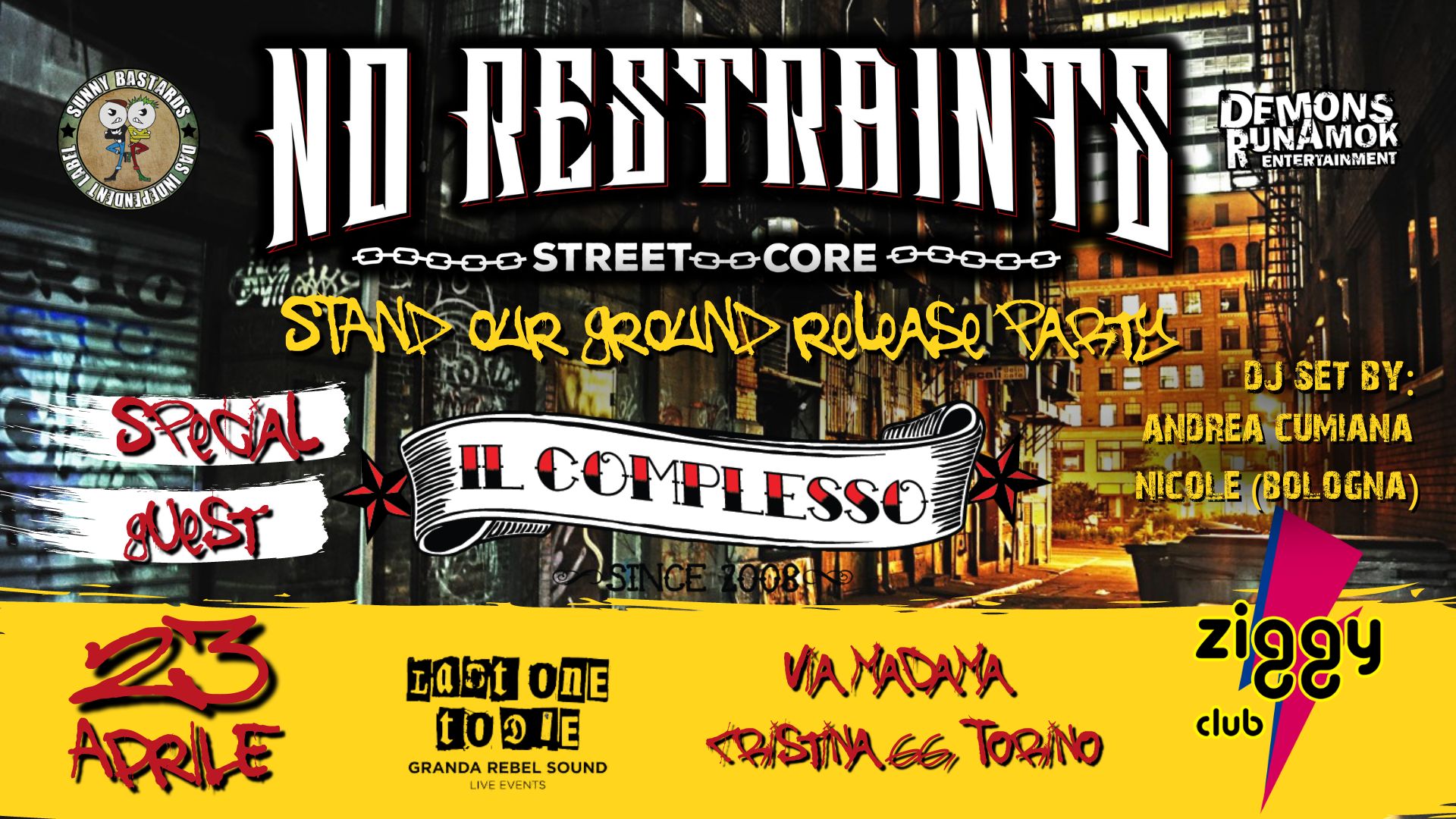 No Restraints - Album release party