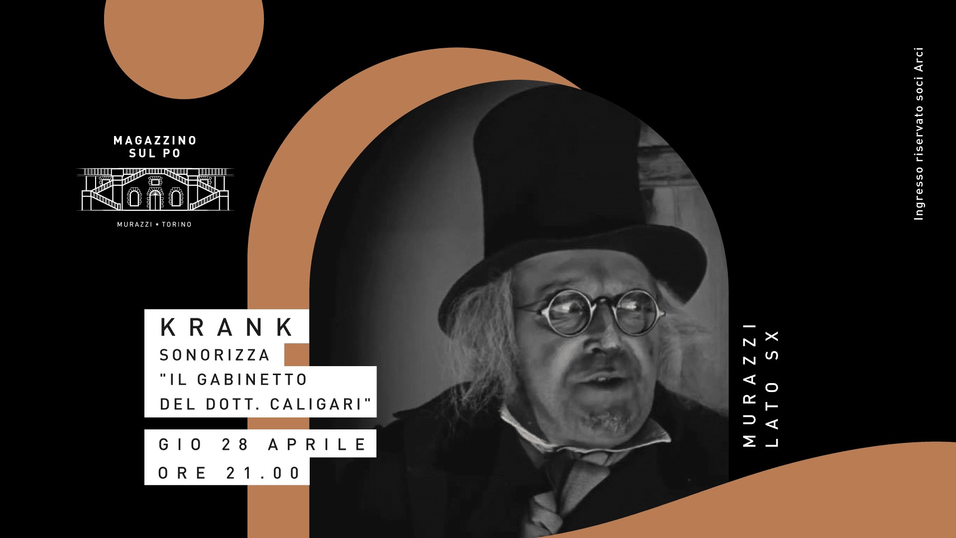 KRANK sonorizza "IL GABINETTO DEL DOTT. CALIGARI"