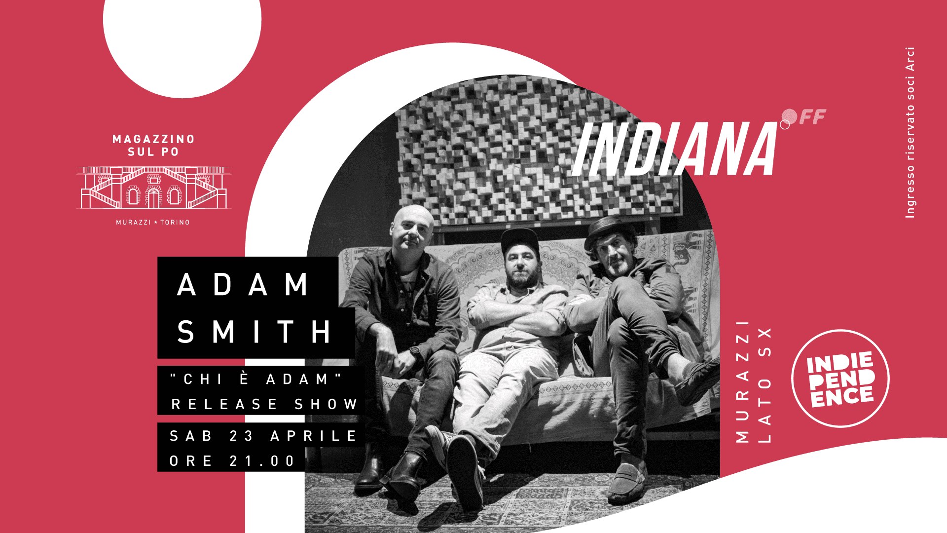 ADAM SMITH - "Chi è Adam" release show | Indiana OFF #8