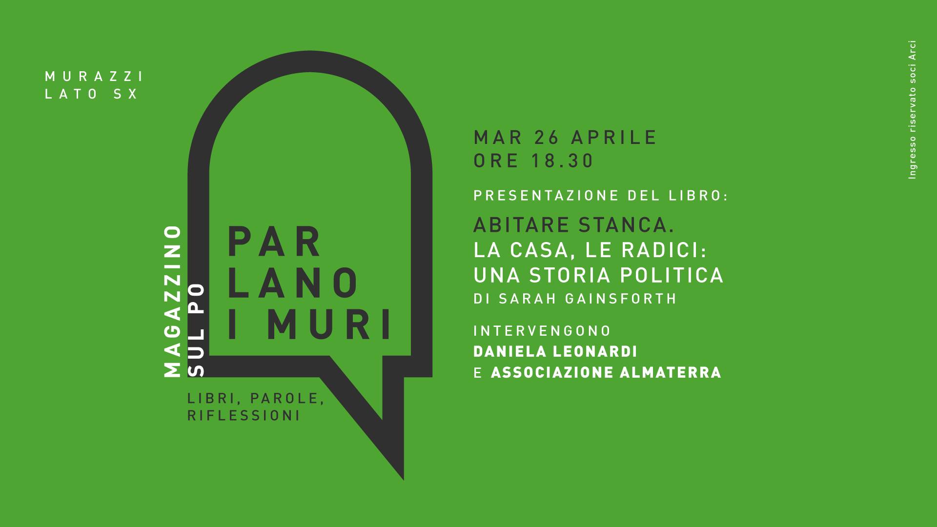 “Abitare stanca. La casa: una storia politica” presentazione del libro di Sara Gainsforth
