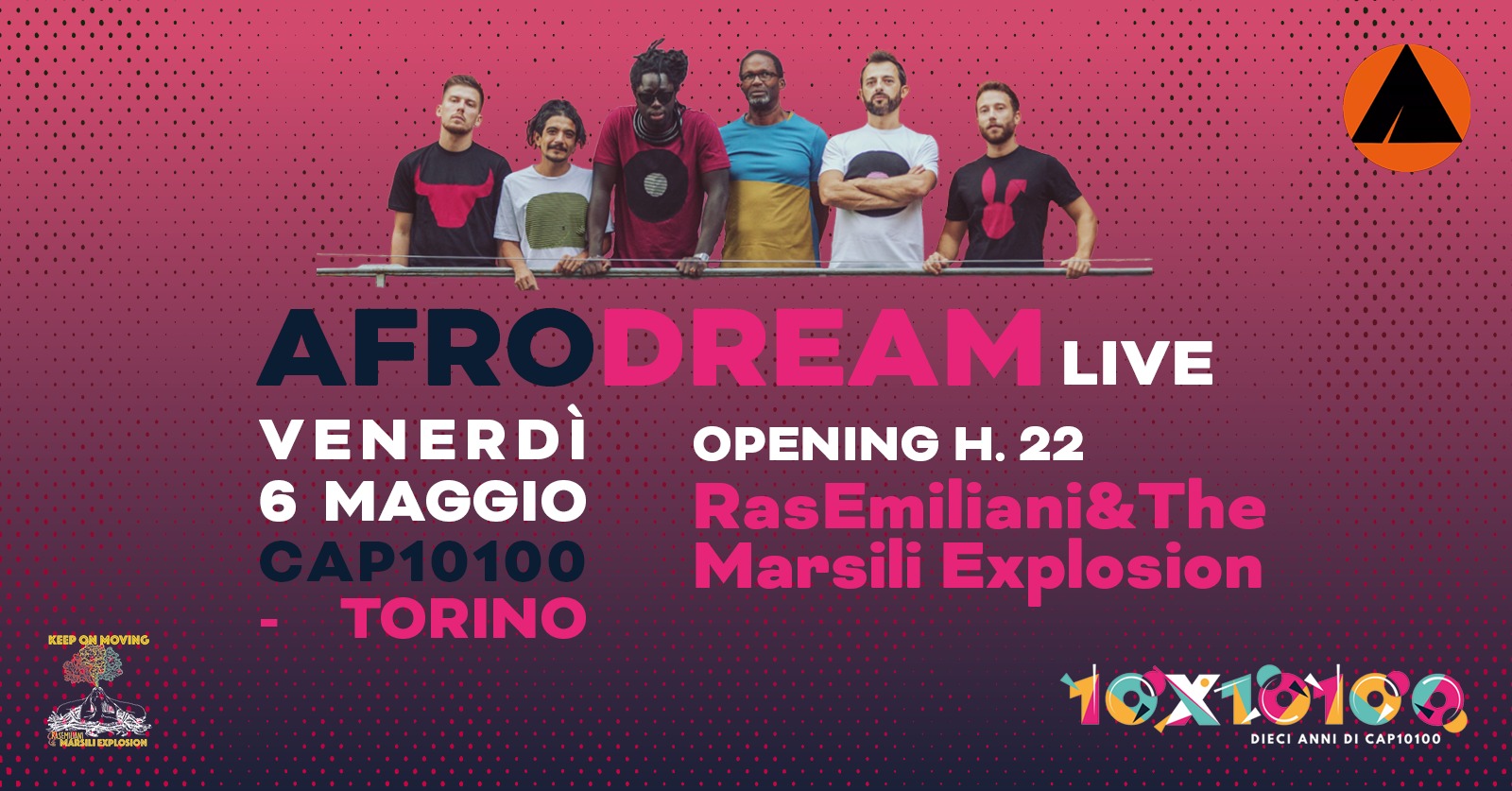 Afrodream LIVE Opening RasEmiliani & The Marsili Explosion
