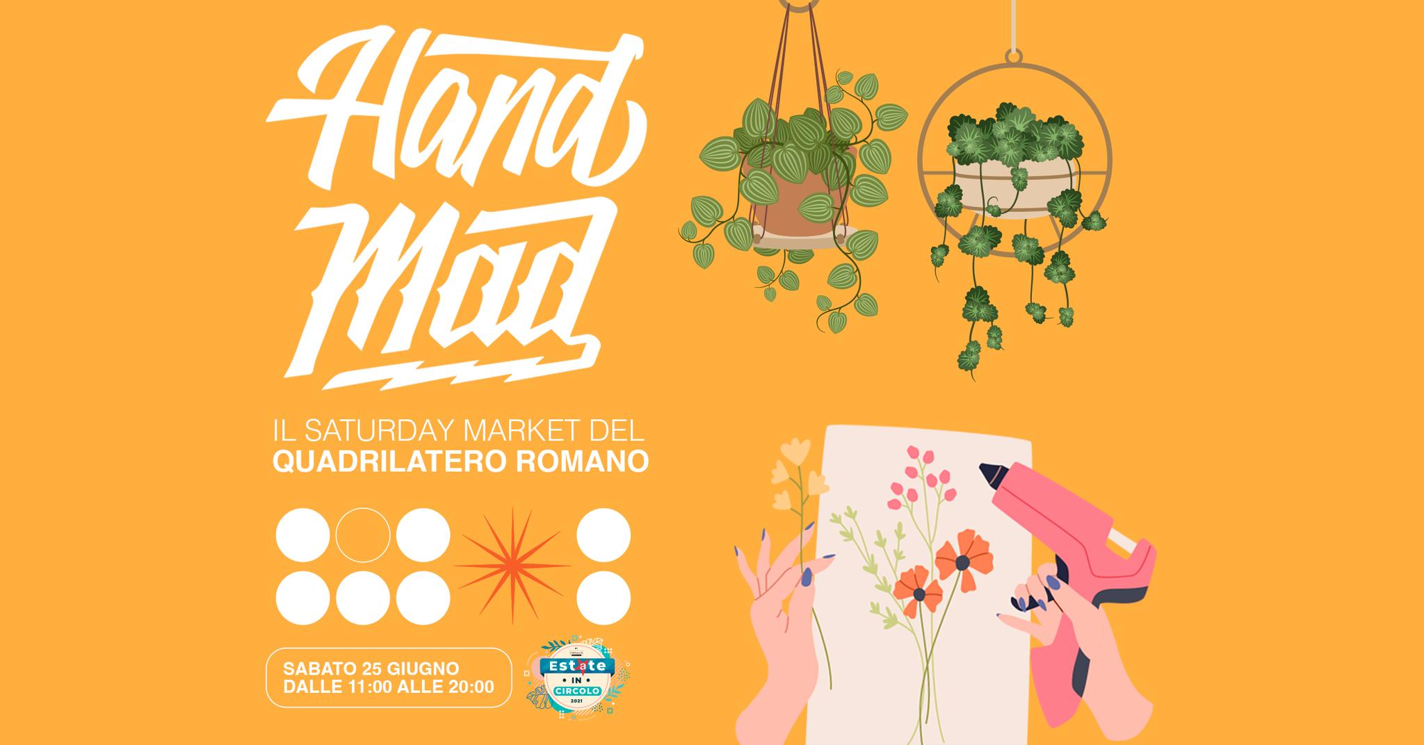 HAND MAD il mercato del sabato nel Quadrilatero Romano