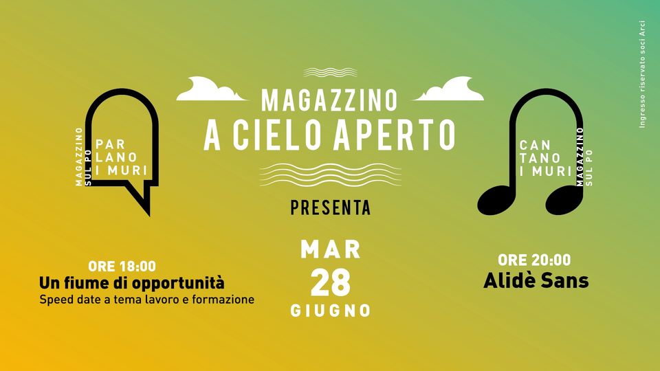 Un fiume di opportunità: speed date a tema lavoro e formazione + Alidè Sans