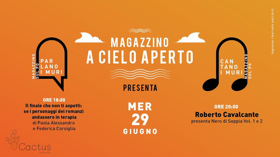 "Il finale che non ti aspetti: Se i personaggi dei romanzi andassero in terapia" + Roberto Cavalcante