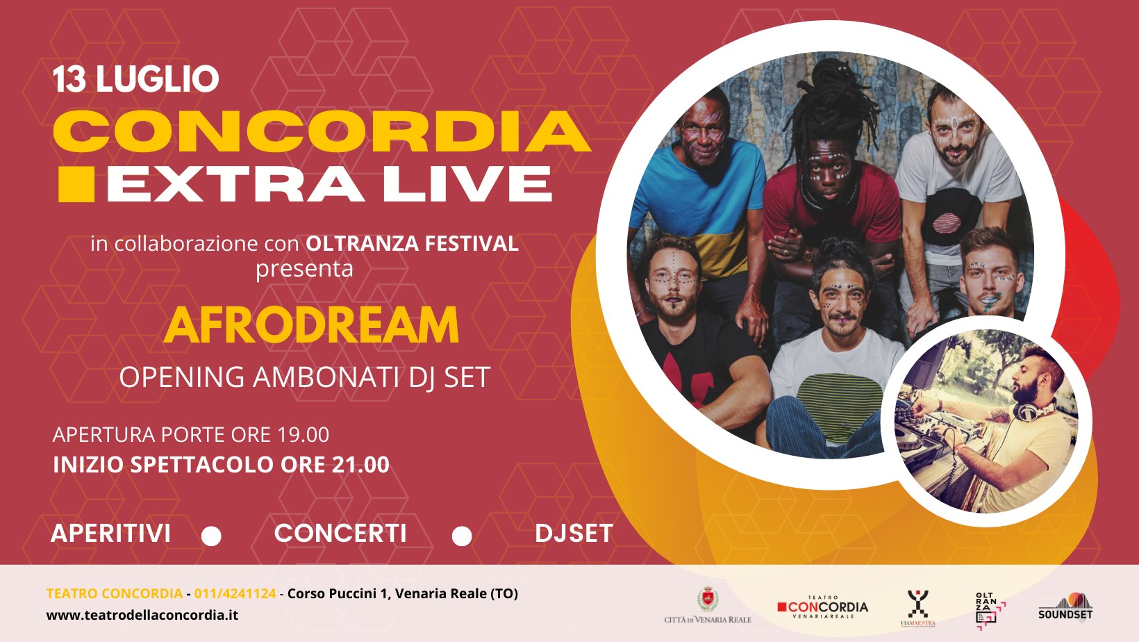Afrodream / open act: Ambonati DjSet // CONCORDIA Extra Live
