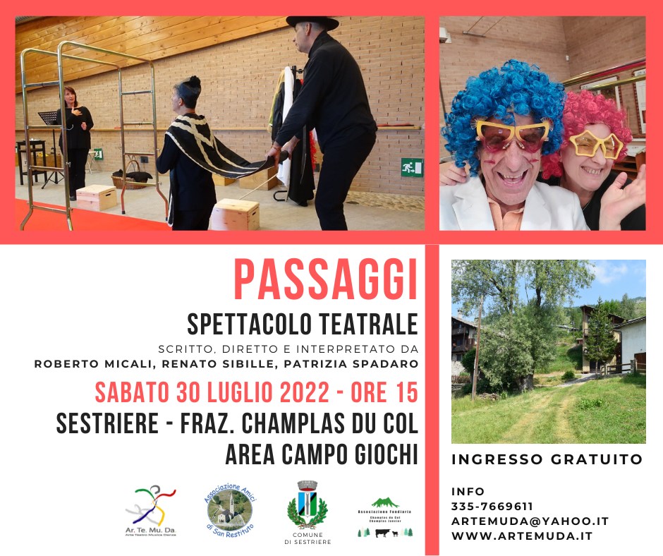 Spettacolo teatrale "PASSAGGI"