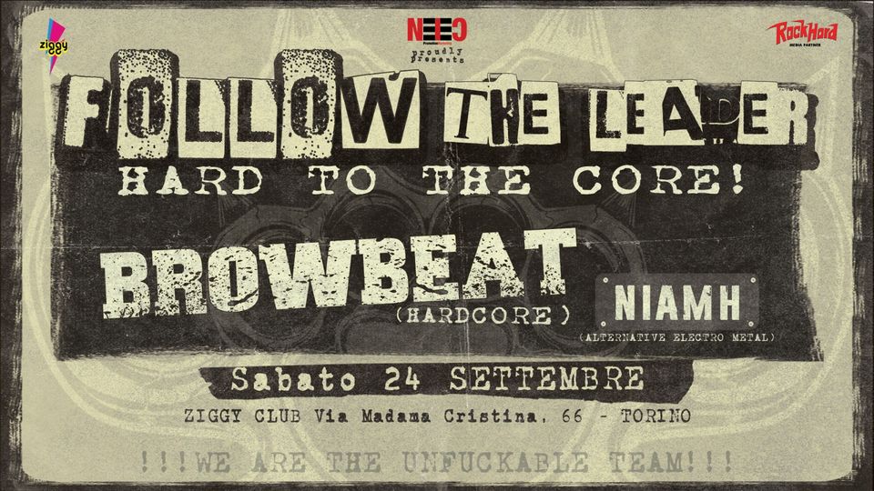 BROWBEAT + NIAMH in concerto + metal/rock DJ SET