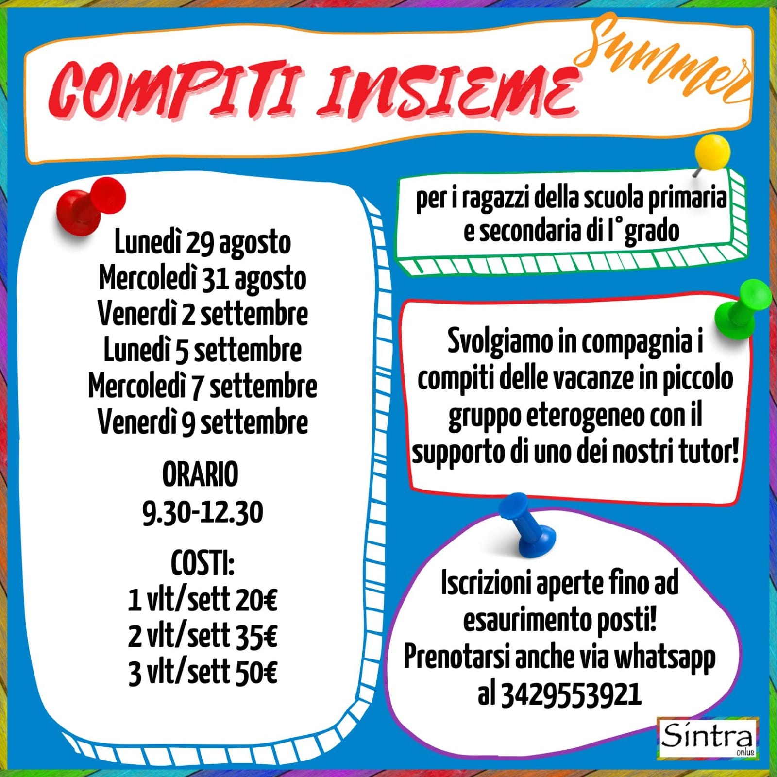 Compiti insieme -  Summer