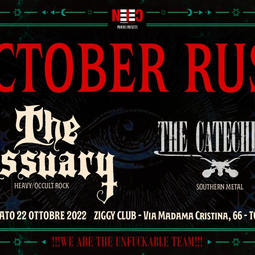 OCTOBER RUST: THE OSSUARY e THE CATECHISTS in concerto 