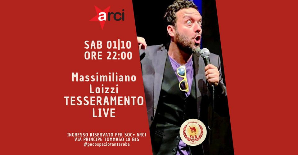 Massimiliano Loizzi - Tesseramento Live