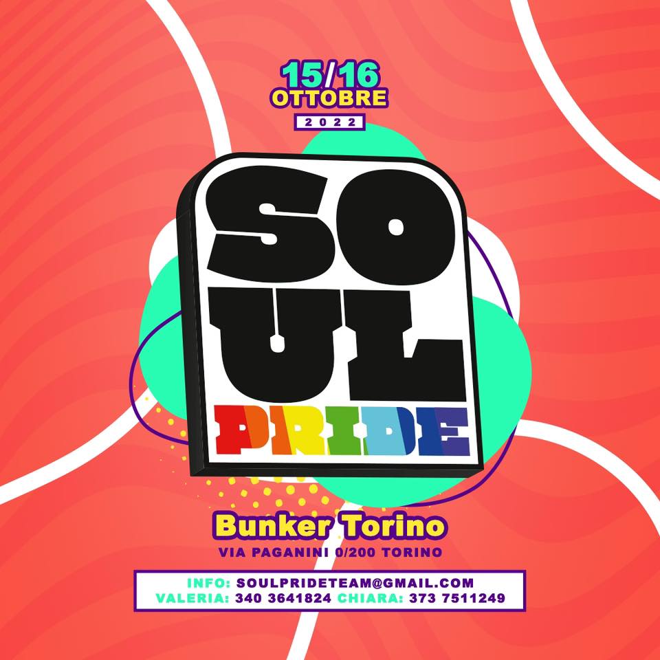 SOUL PRIDE - 15 e 16 Ottobre 