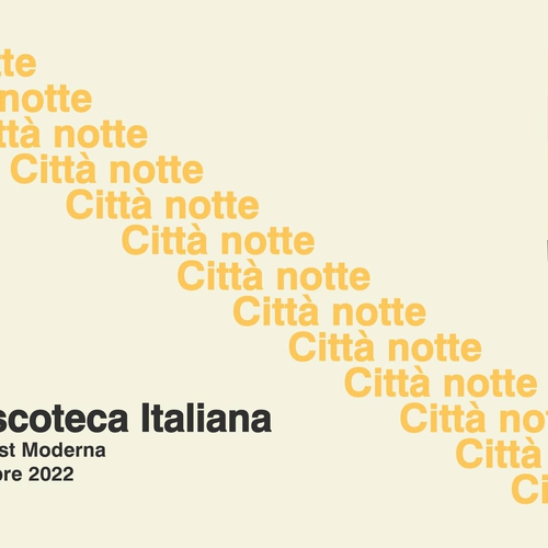 CIAO. Discoteca Italiana / Bunker / Torino