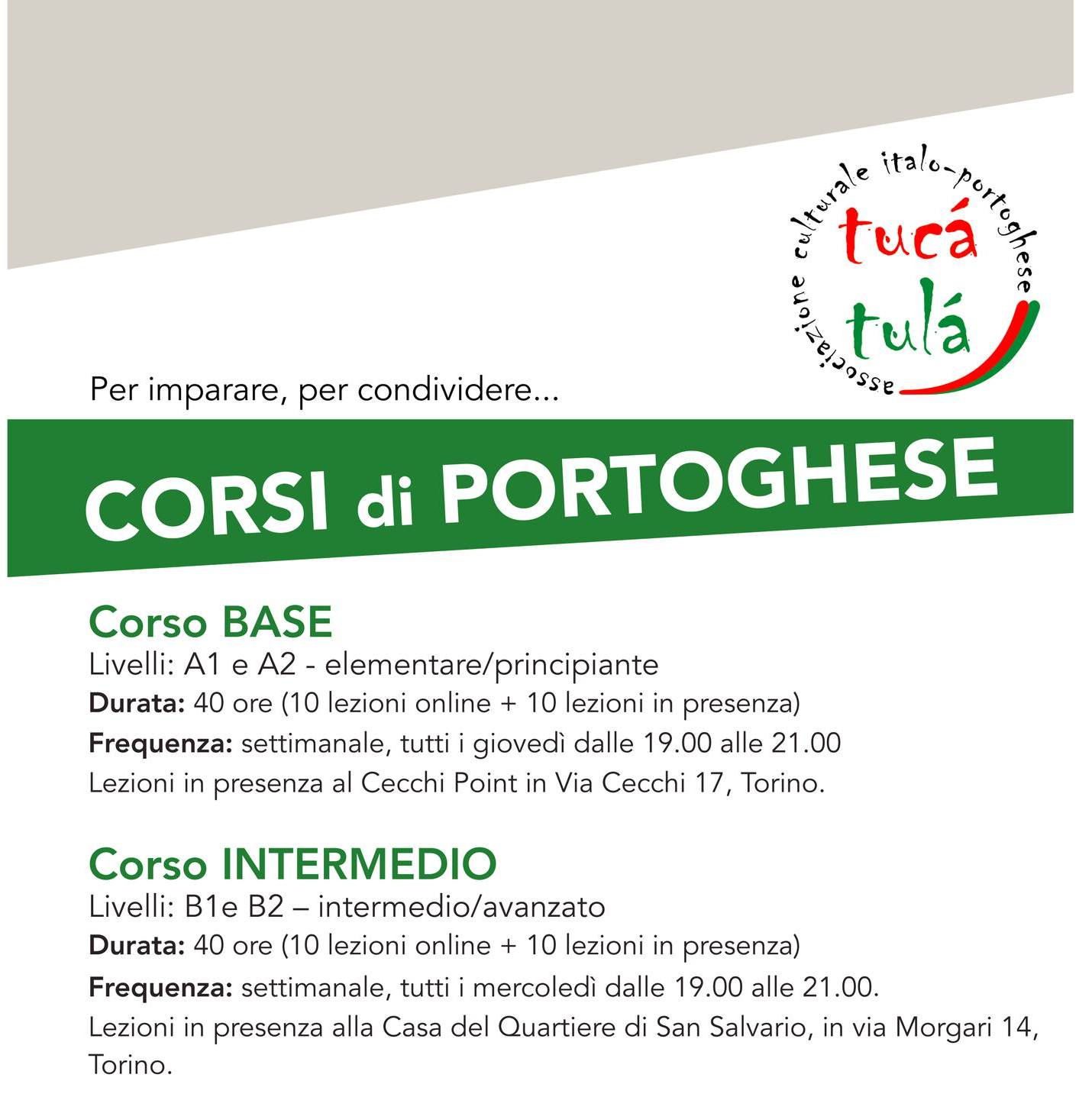 CORSI DI PORTOGHESE