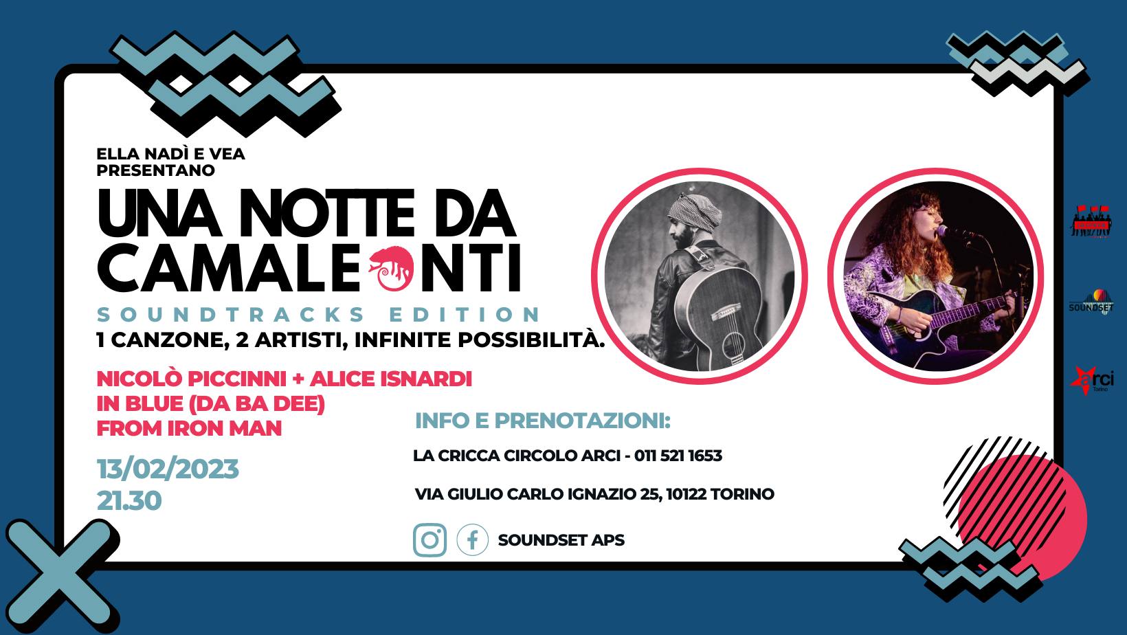 Nicolò Piccinni + Alice Isnardi// Una notte da Camaleonti