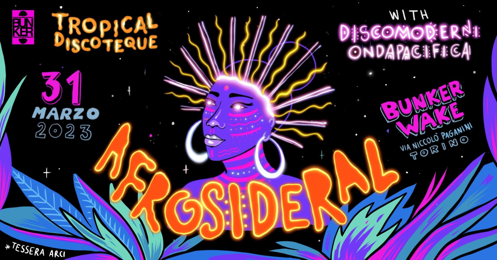 AFROSIDERAL [Cuba] Live Set  Tropical Discoteque  Bunker Wake Torino