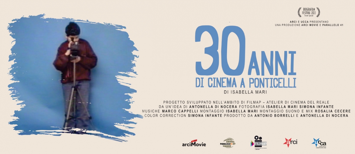 PRESENTAZIONE DI “30 ANNI DI CINEMA A PONTICELLI”  Previsto dibattito finale. Arriva da Napoli anche la regista Isabella Mari