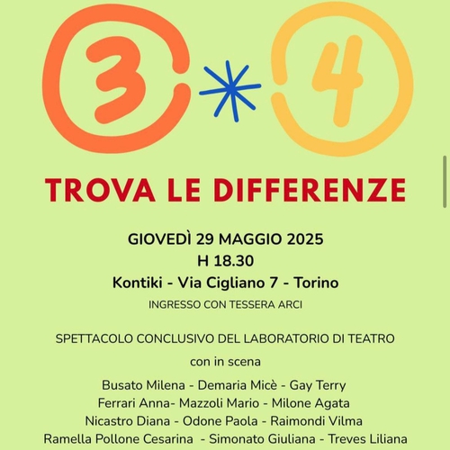 3X4 TROVA LE DIFFERENZE