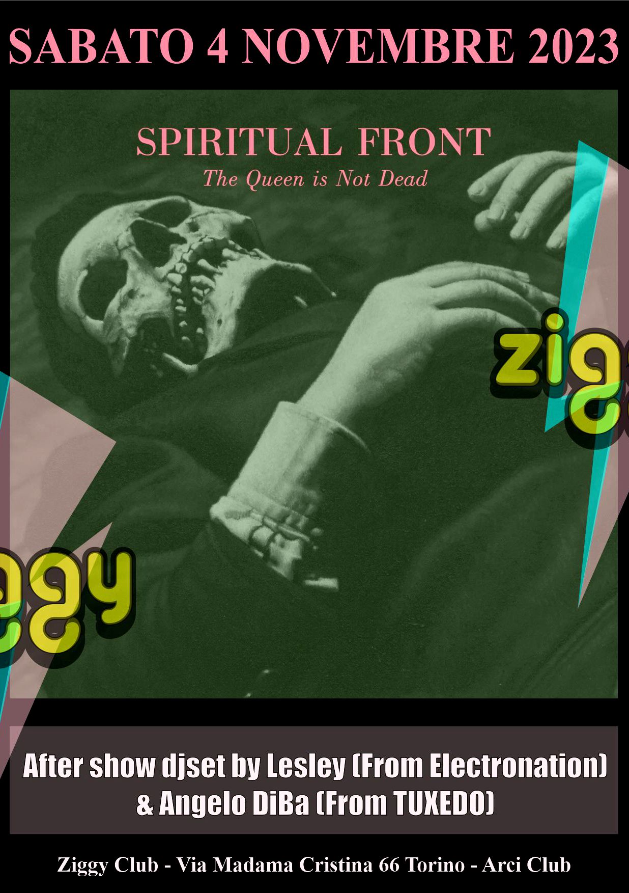 SPIRITUAL FRONT play "The Queen is Not Dead"