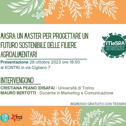MASRA - Presentazione del master