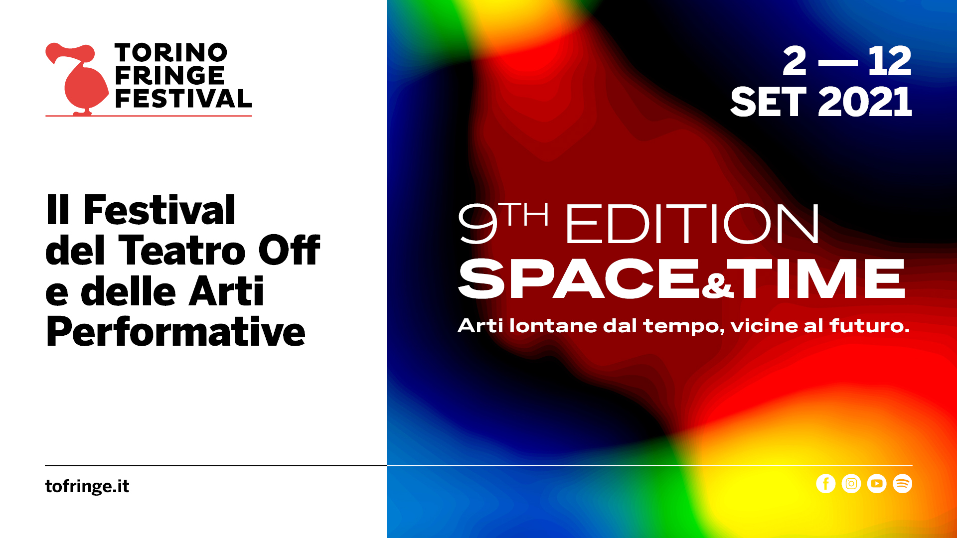 Torino Fringe Festival 2021 "Space&Time" - 9th Edition// 2-12 sett 2021