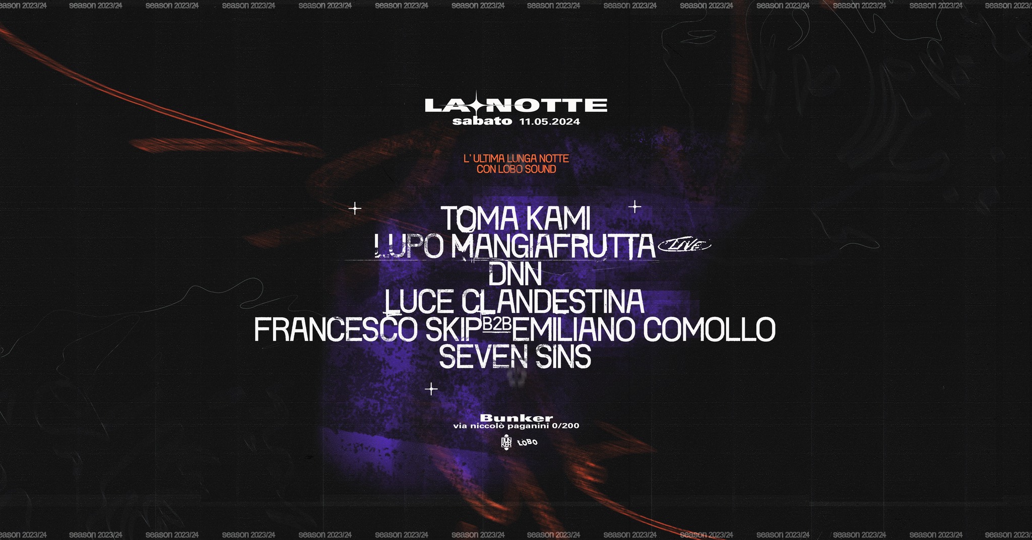 L'ULTIMA LUNGA NOTTE con Lobo Sound 